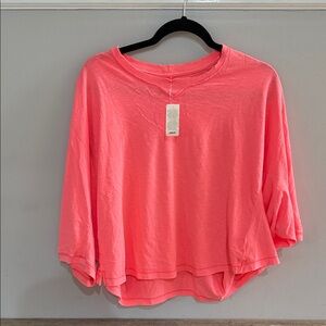 Aerie Coral flowy top